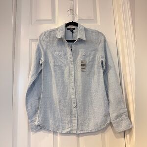 Mavi Light Blue Casual Button-Down Shirt